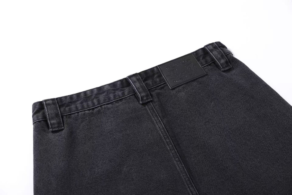Distressed Wide-Leg Cargo Pants - OMYGOODS