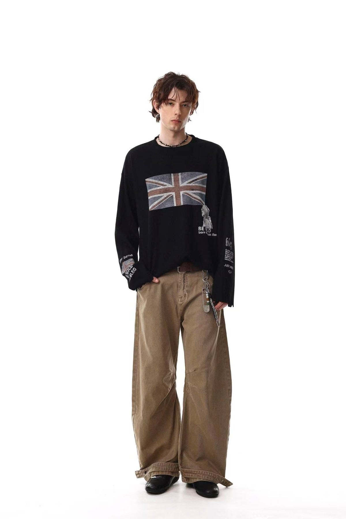 Streetwear Flag-print Long Sleeve - OMYGOODS