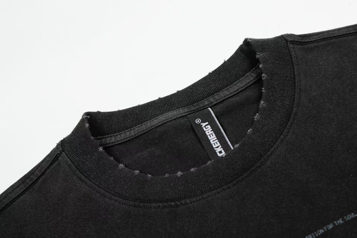 Streetwear Rock Print Short Sleeve - OMYGOODS