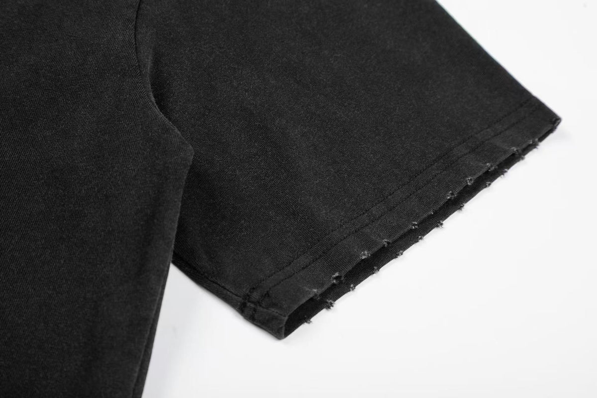 Streetwear Rock Print Short Sleeve - OMYGOODS
