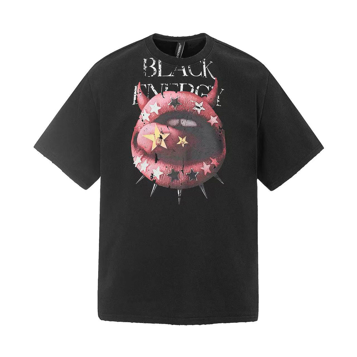 Streetwear Sexy Tongue Print Short Sleeve - OMYGOODS