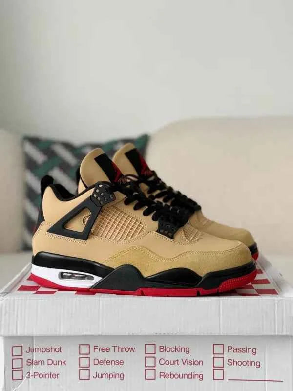 Air Jordan 4 Retro GS Pizza Sneakers – Stylish Comfort with a Twist