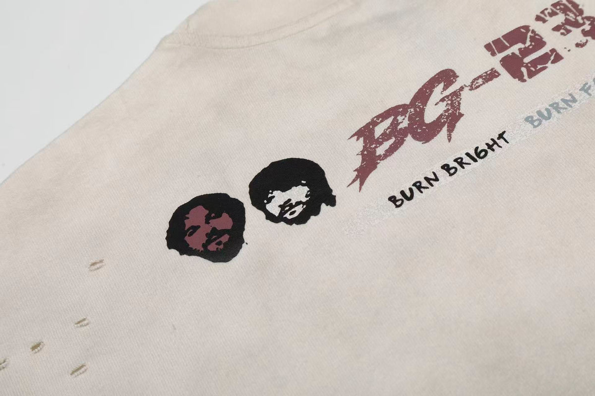 Streetwear Punk Print Short Sleeve - OMYGOODS