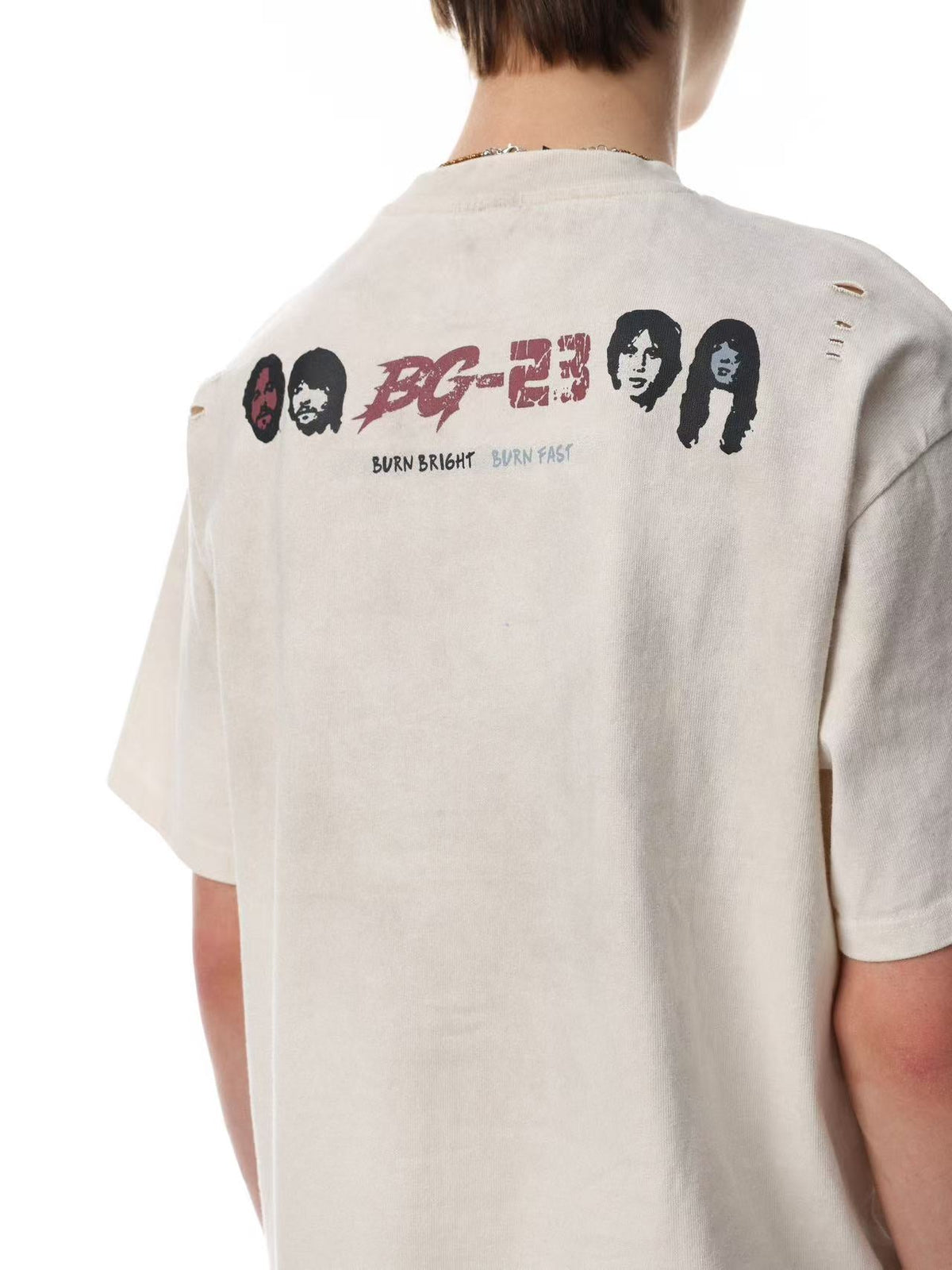 Streetwear Punk Print Short Sleeve - OMYGOODS