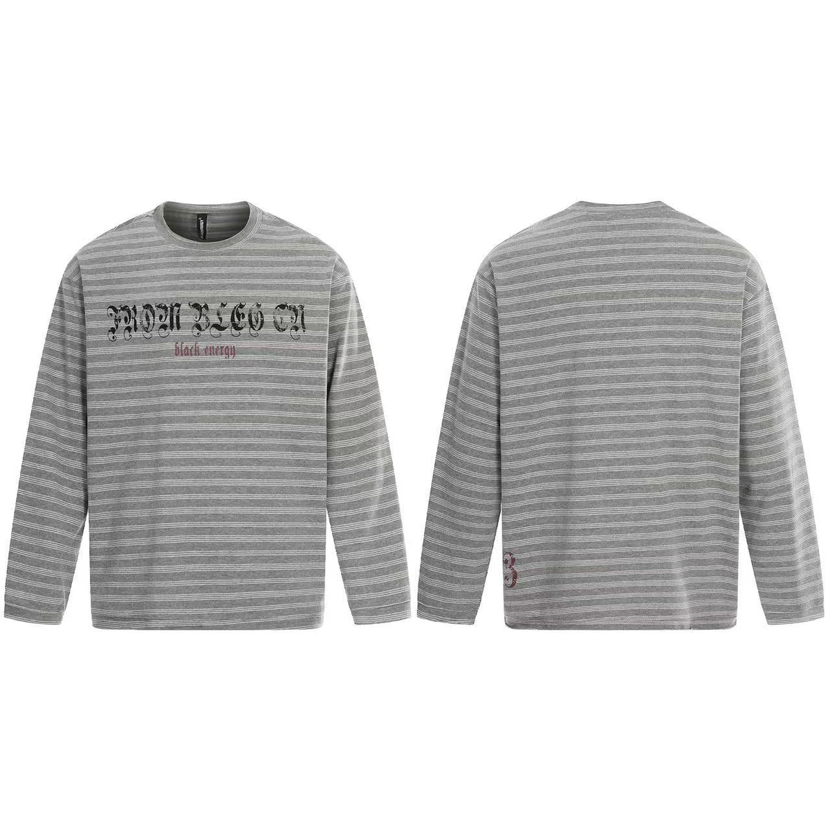 Streetwear Striped Print Long Sleeve - OMYGOODS
