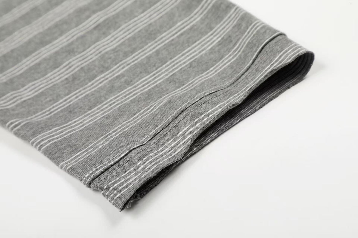 Streetwear Striped Print Long Sleeve - OMYGOODS