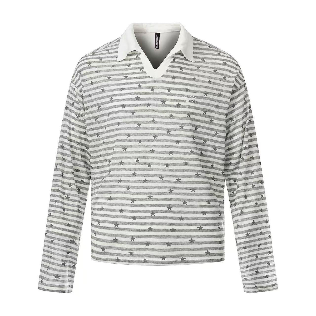 Striped Star Print Long Sleeve - OMYGOODS