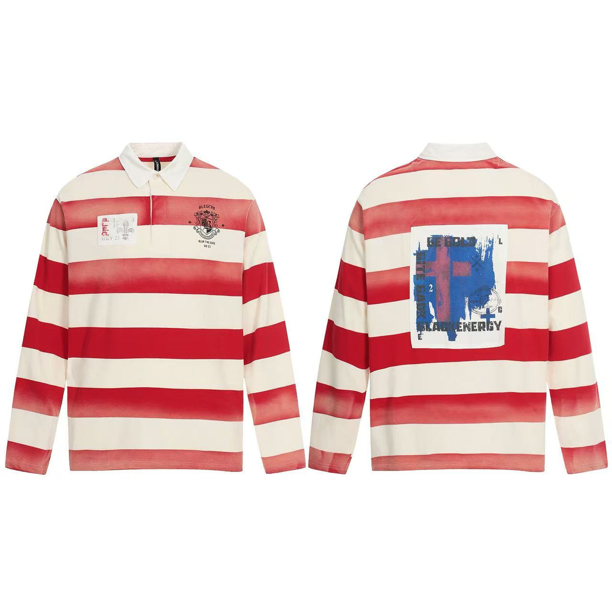 Streetwear Striped Print Long Sleeve - OMYGOODS