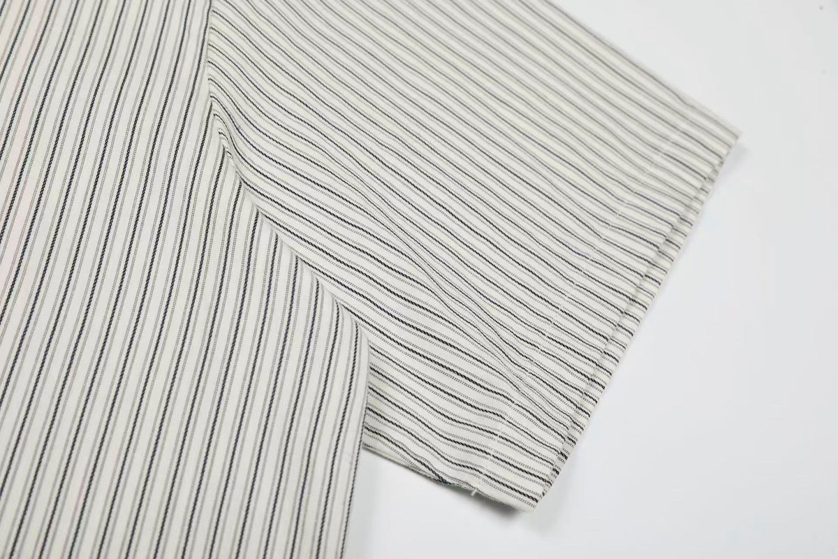 Vintage 7 Graffiti Striped Shirt - OMYGOODS