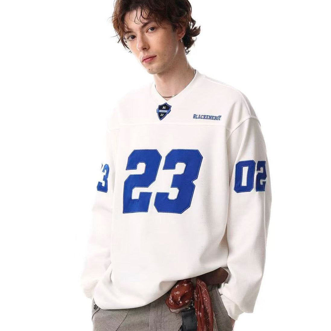 #23 Varsity Football Jersey Long Sleeve - OMYGOODS