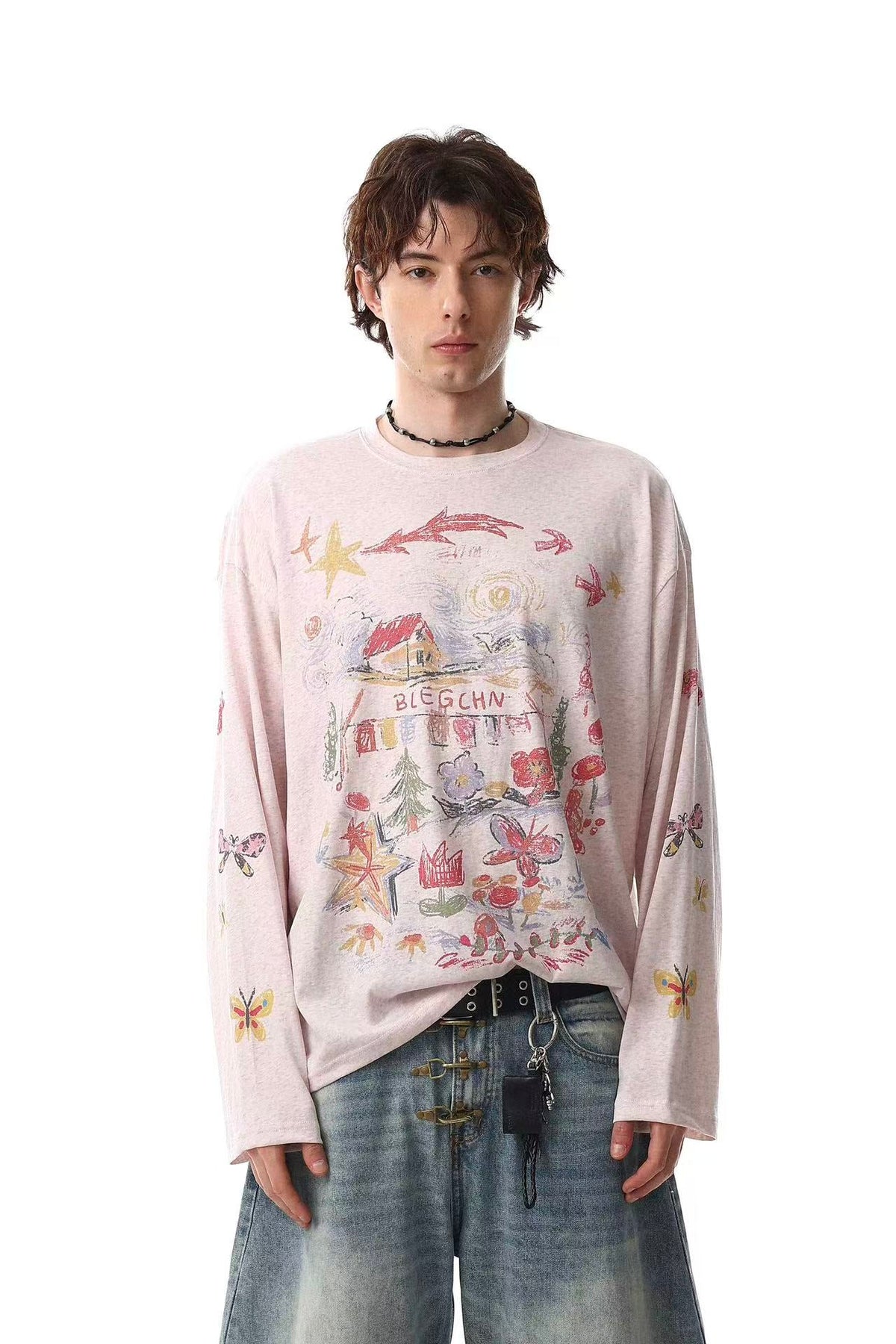 Streetwear Print Long Sleeve - OMYGOODS