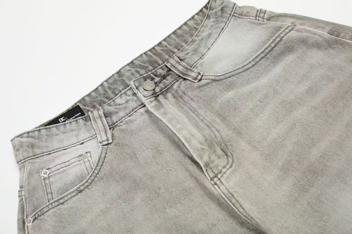 Vintage Washed Ripped Distressed Baggy Jeans - OMYGOODS