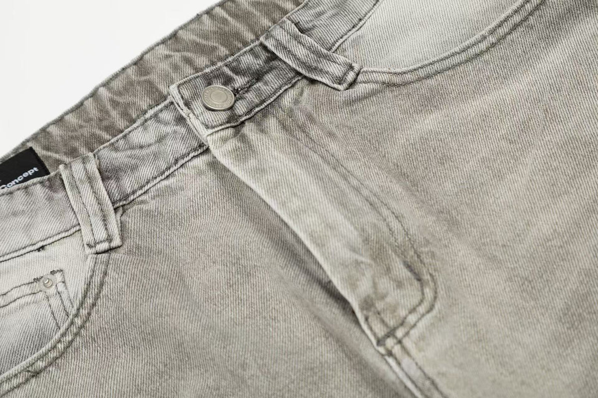 Vintage Washed Ripped Distressed Baggy Jeans - OMYGOODS