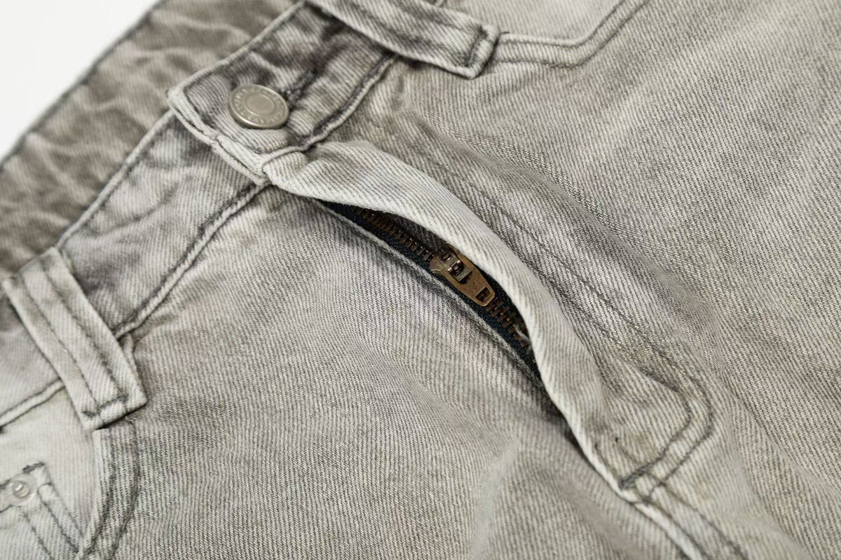 Vintage Washed Ripped Distressed Baggy Jeans - OMYGOODS