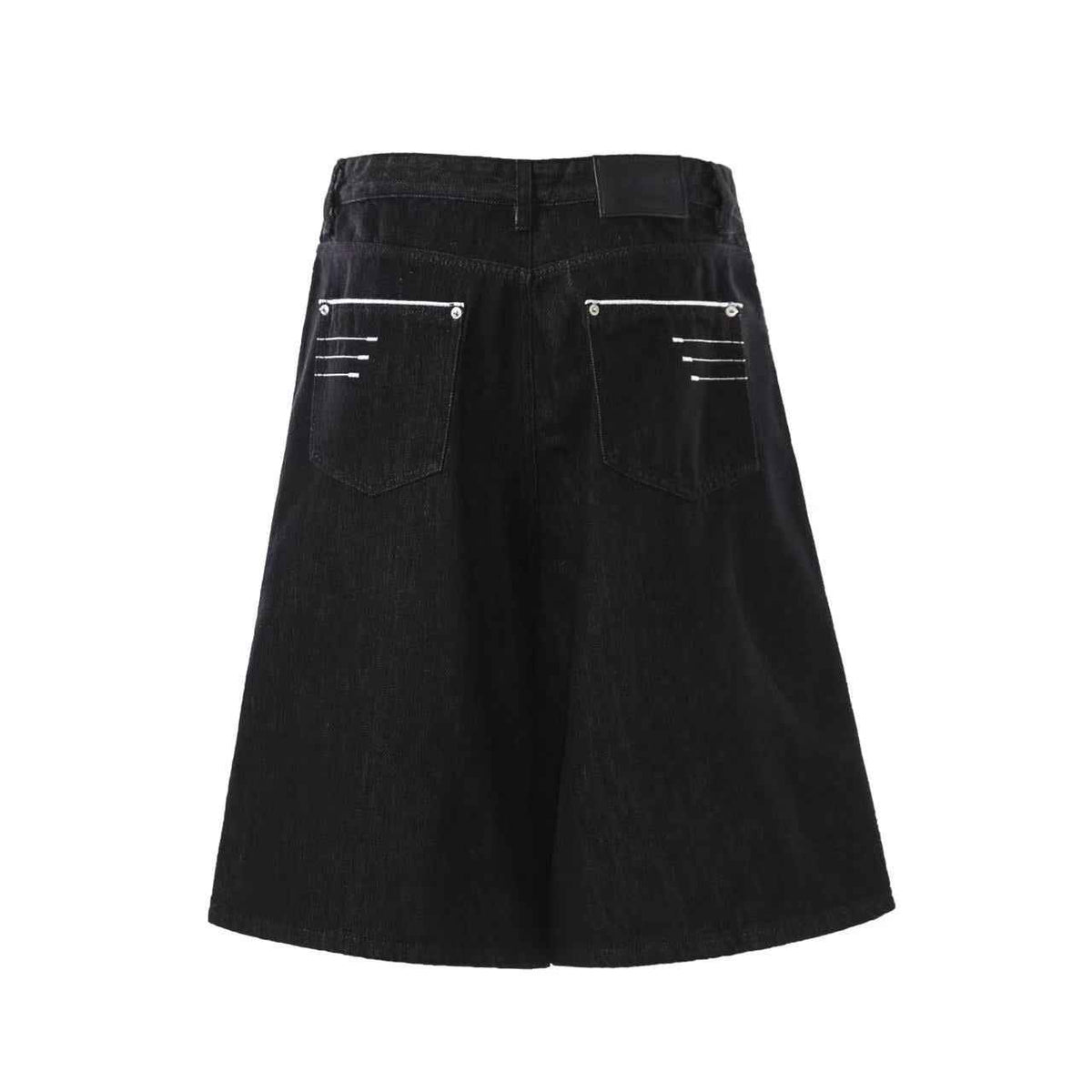 Vintage Baggy Wide-Leg Denim Jorts