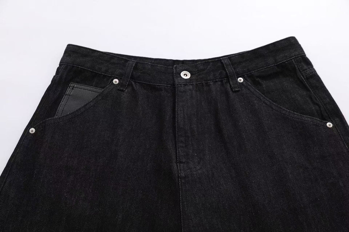 Vintage Baggy Wide-Leg Denim Jorts - OMYGOODS