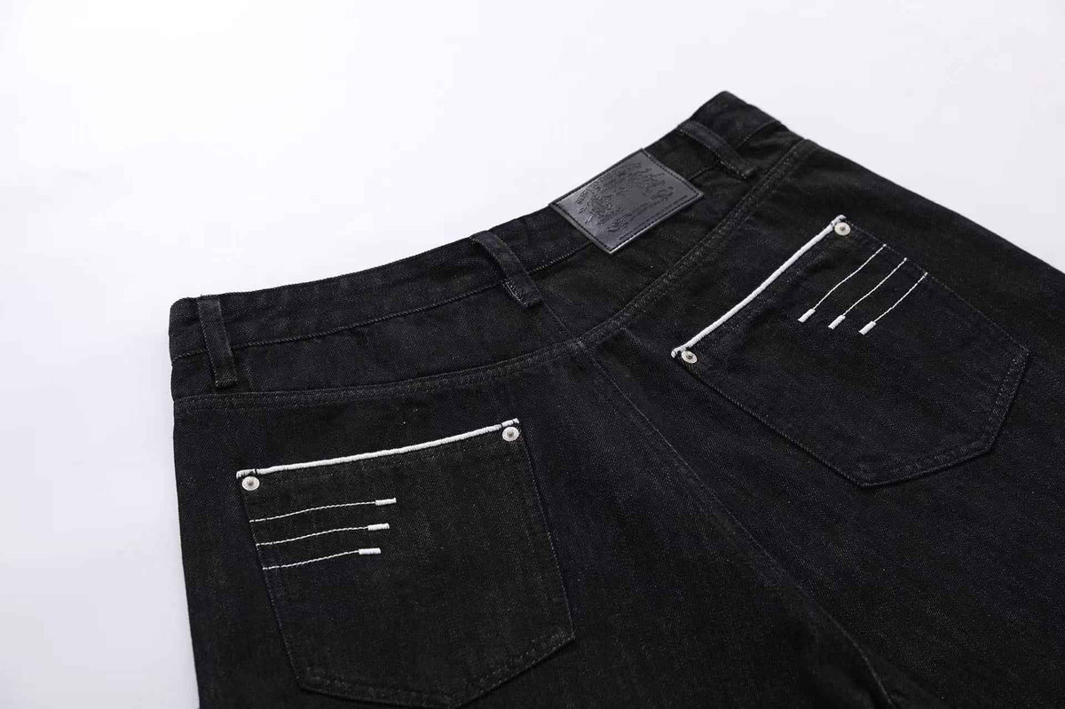 Vintage Baggy Wide-Leg Denim Jorts