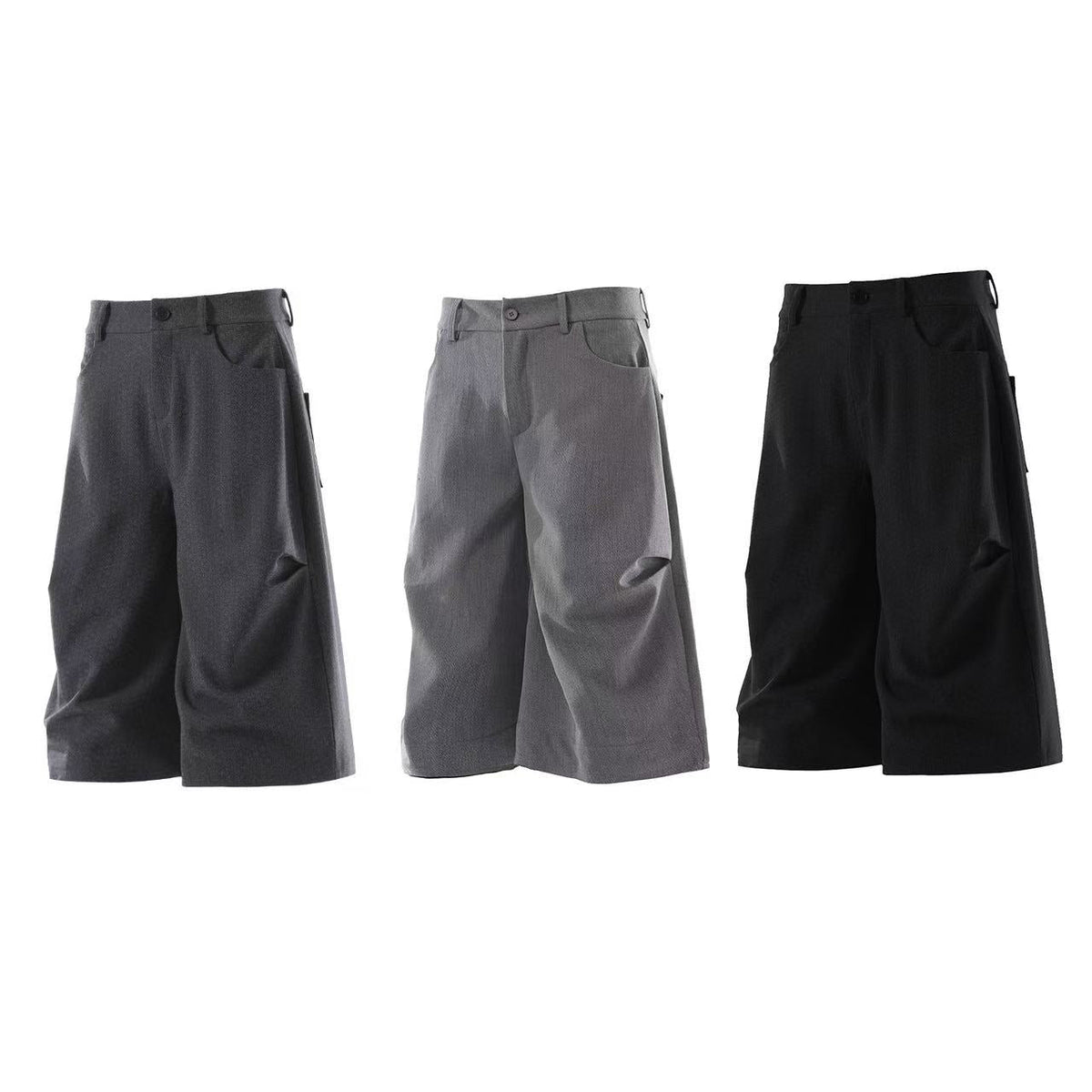 Oversized High-Waist Wide-Leg Shorts - OMYGOODS