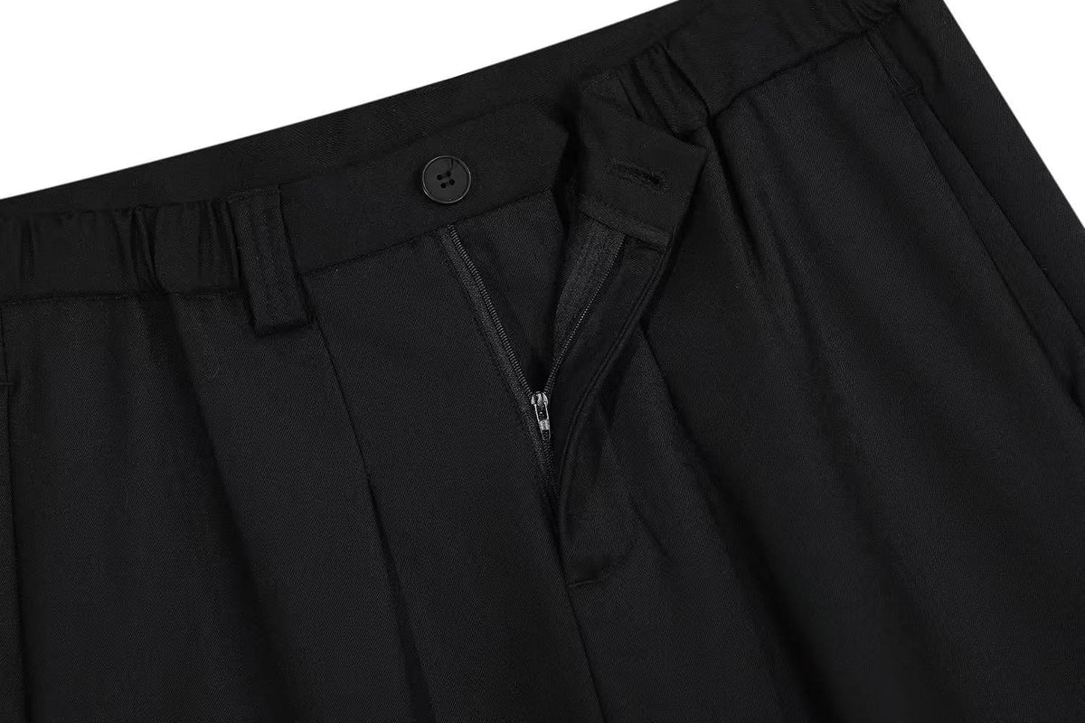 Streetwear Clean-Fit Wide-Leg Shorts - OMYGOODS