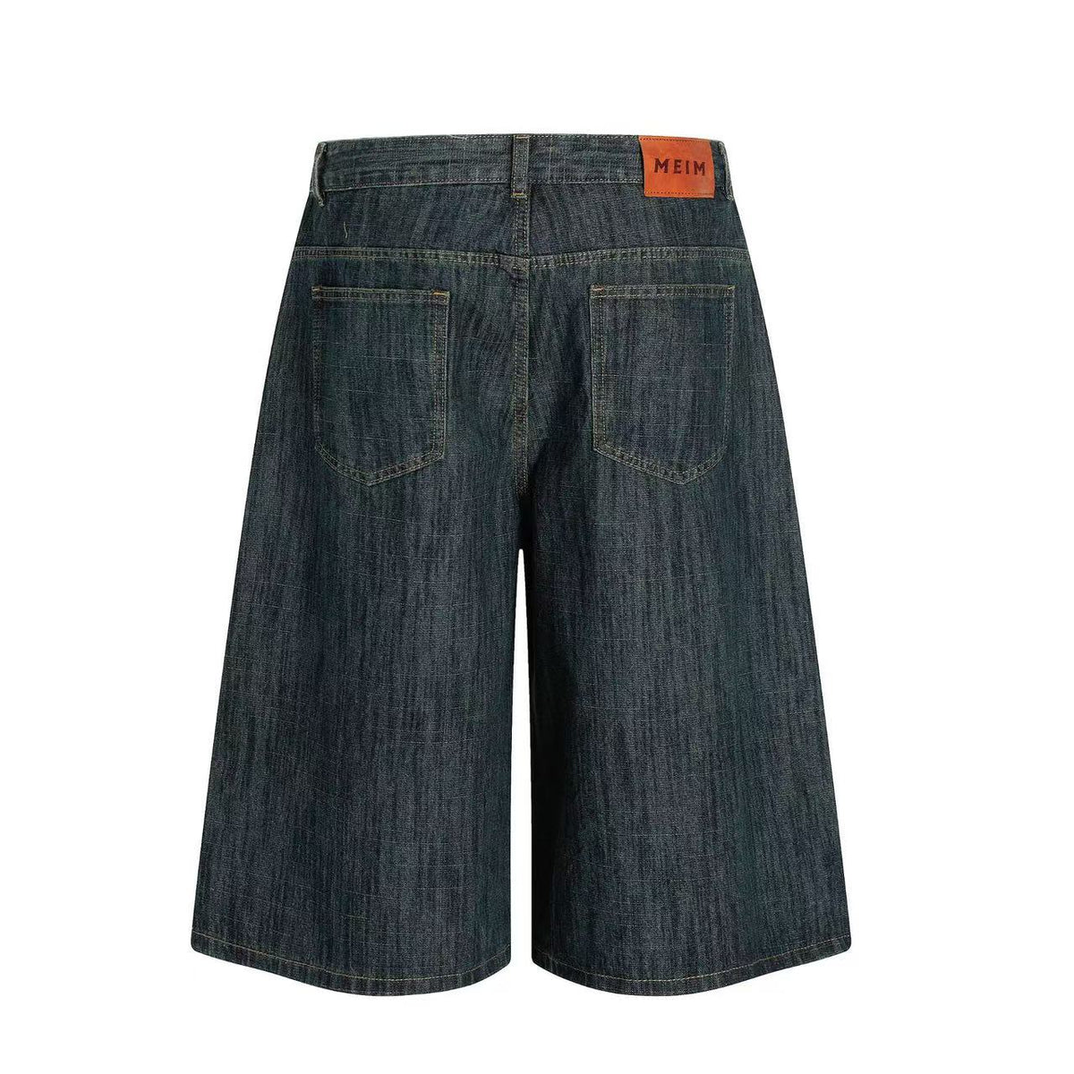 Vintage Washed Wide-Leg Denim Jorts - OMYGOODS