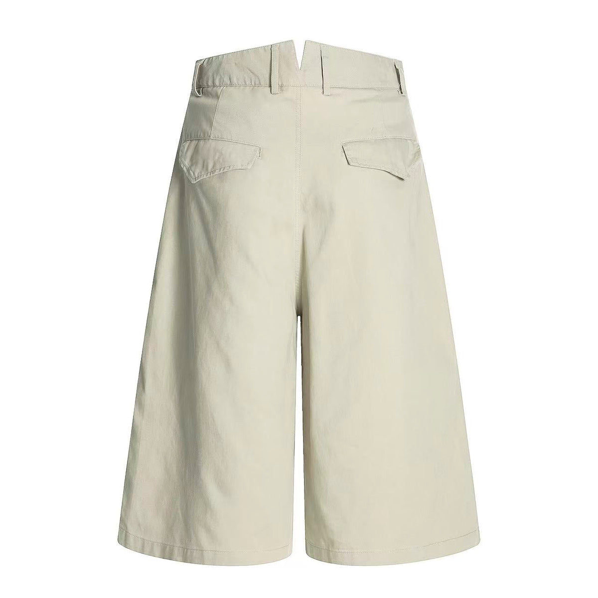 High Waisted Pleated Wide Leg Jorts - OMYGOODS