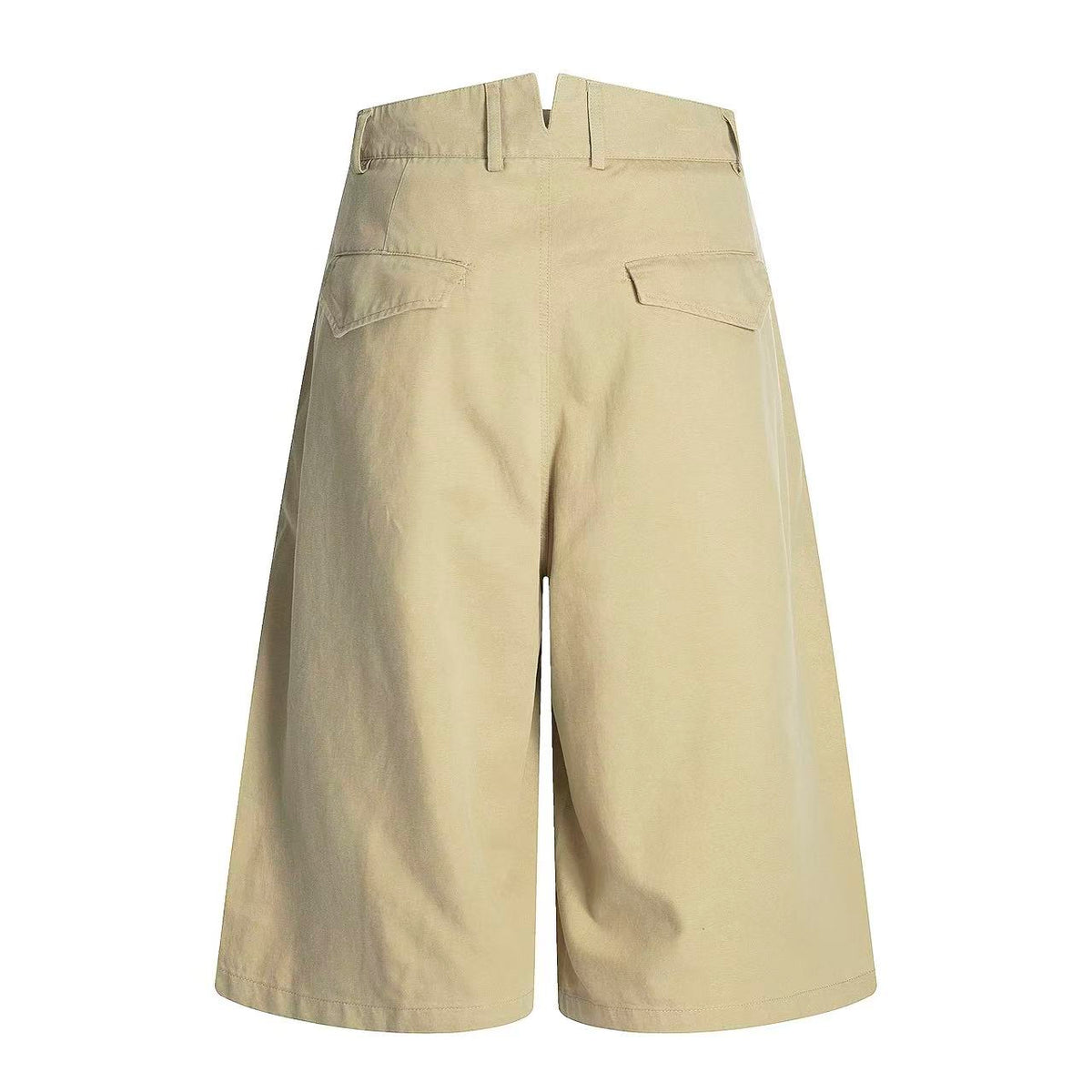 High Waisted Pleated Wide Leg Jorts - OMYGOODS