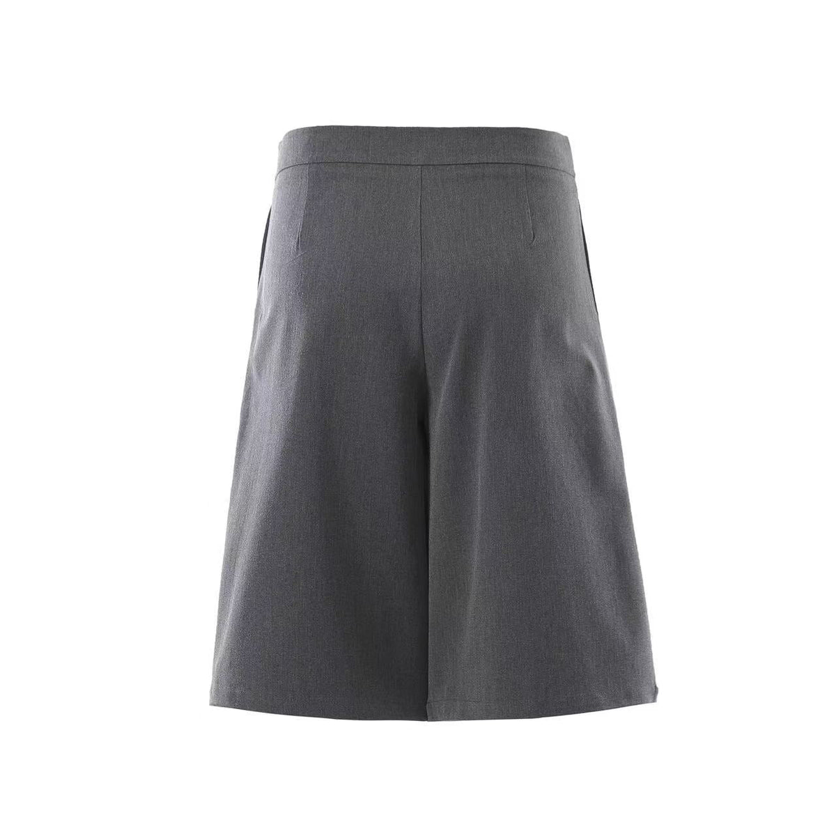 Wrap Front Pleated Wide-Leg Shorts - OMYGOODS