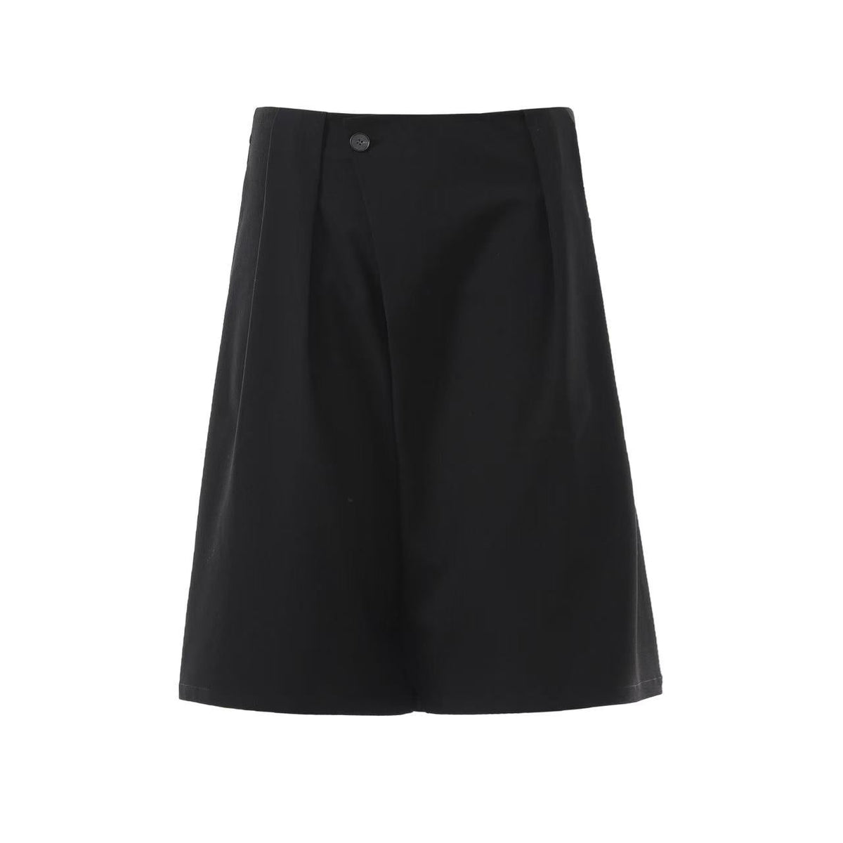 Wrap Front Pleated Wide-Leg Shorts - OMYGOODS