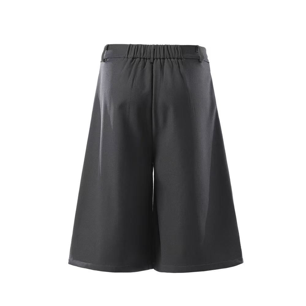 Streetwear Clean-Fit Wide-Leg Shorts - OMYGOODS