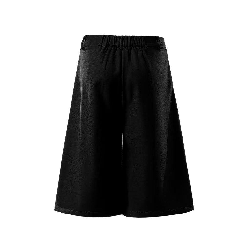 Streetwear Clean-Fit Wide-Leg Shorts - OMYGOODS