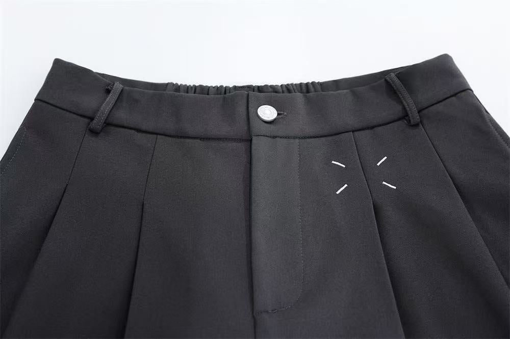 Streetwear Clean-Fit Wide-Leg Shorts - OMYGOODS
