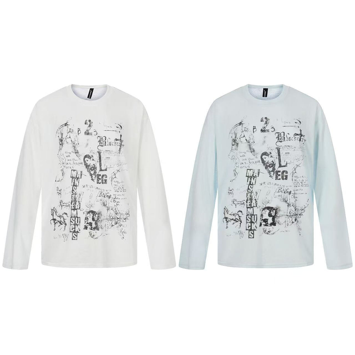 Streetwear Print Long Sleeve - OMYGOODS