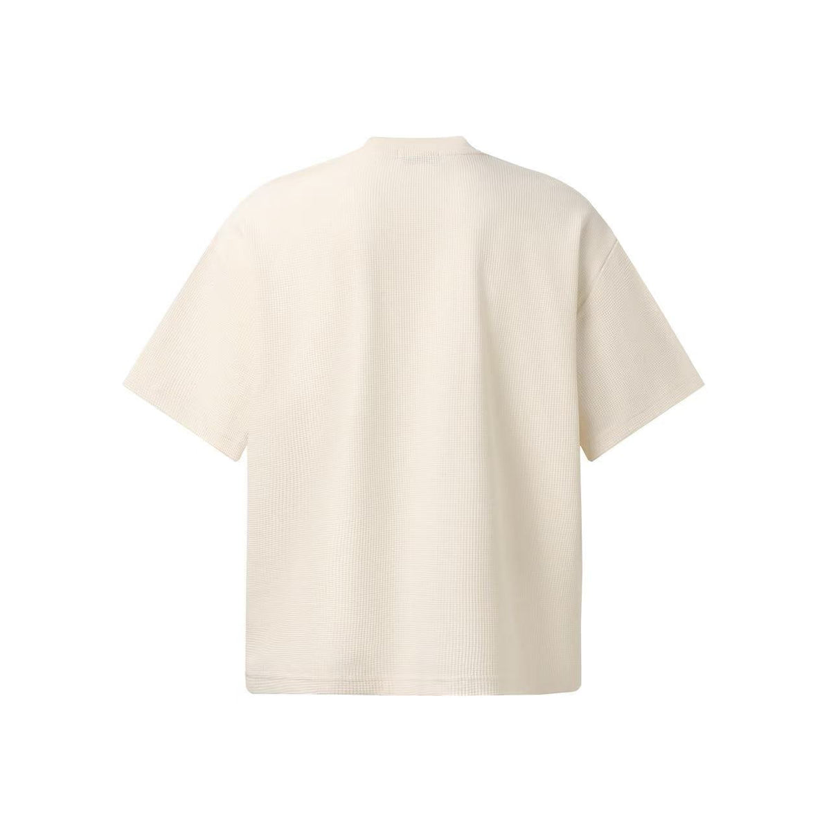 Streetwear Waffle Knit Slogan & Dog Print T-Shirt - OMYGOODS