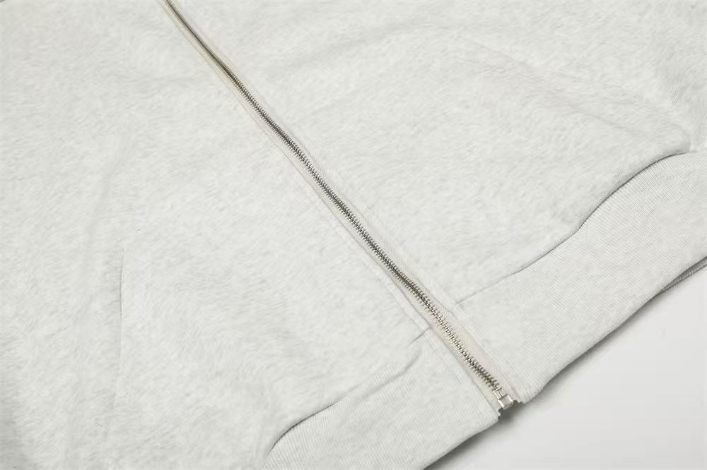Vintage Gothic Cross Zip-Up Hoodie - OMYGOODS