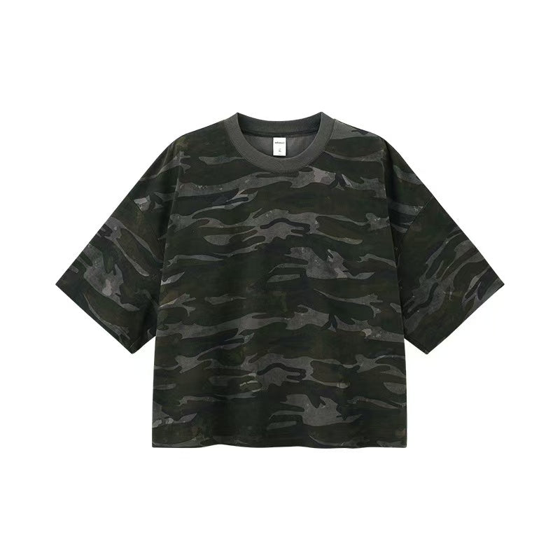 Vintage Camo Boxy Fit T-Shirt - OMYGOODS