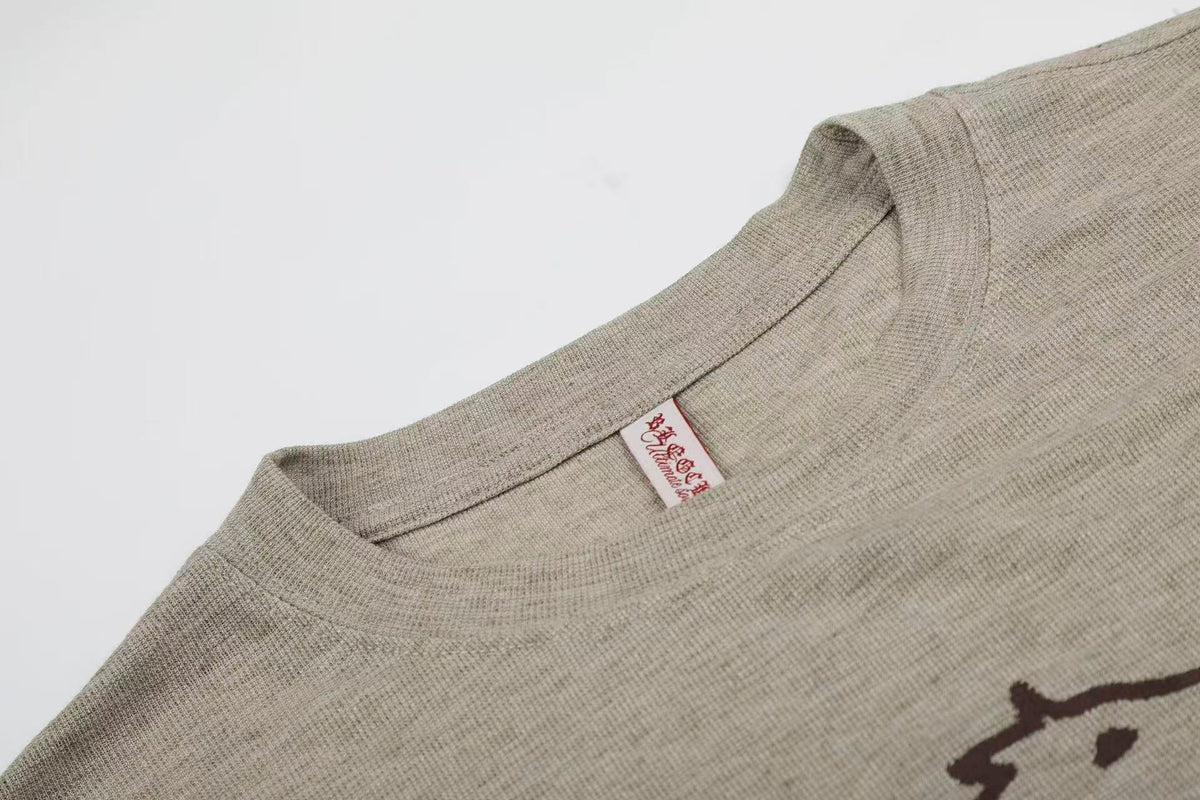 Streetwear Horse Sketch Graphic Long Sleeve - OMYGOODS
