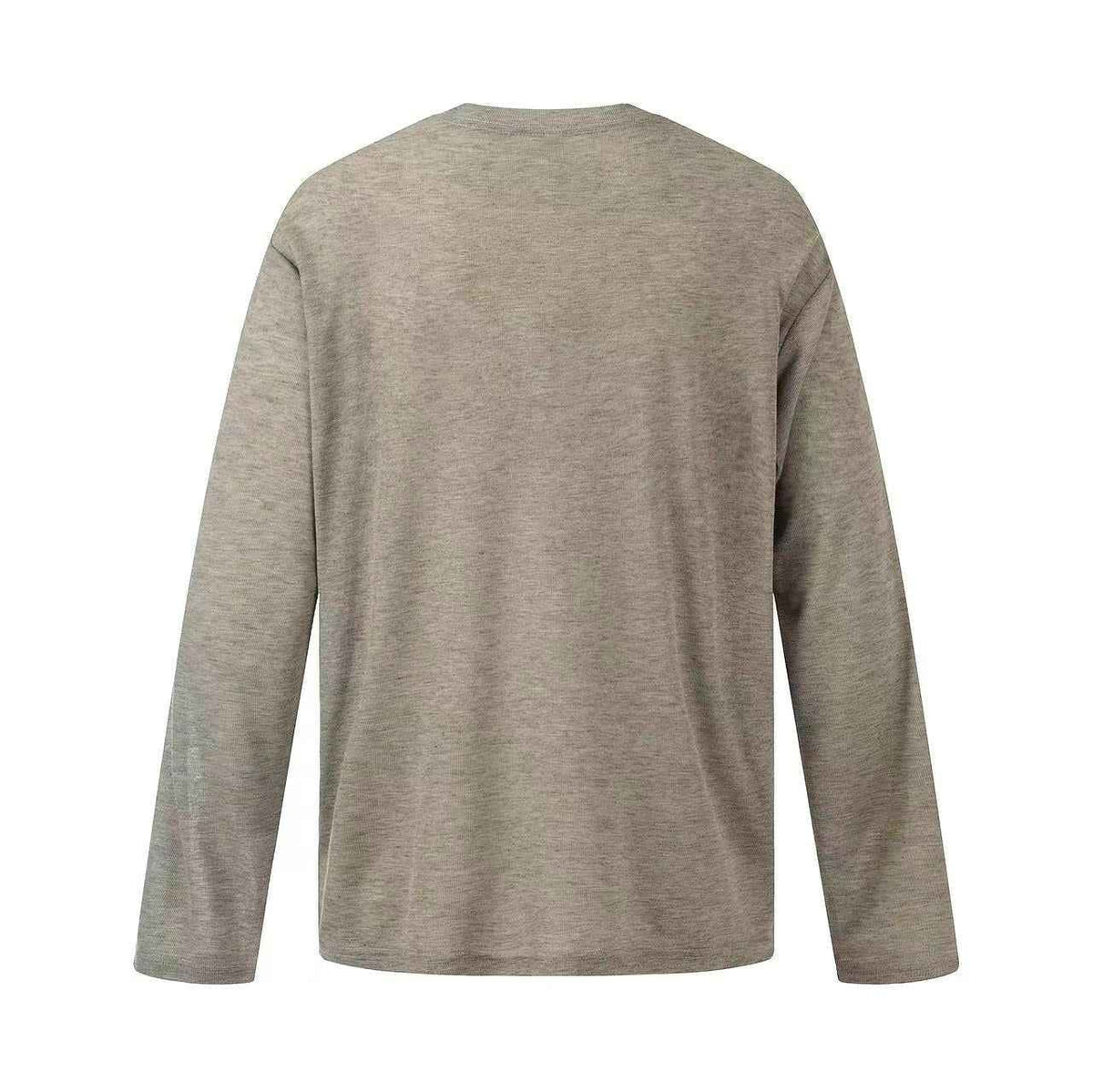 Streetwear Horse Sketch Graphic Long Sleeve