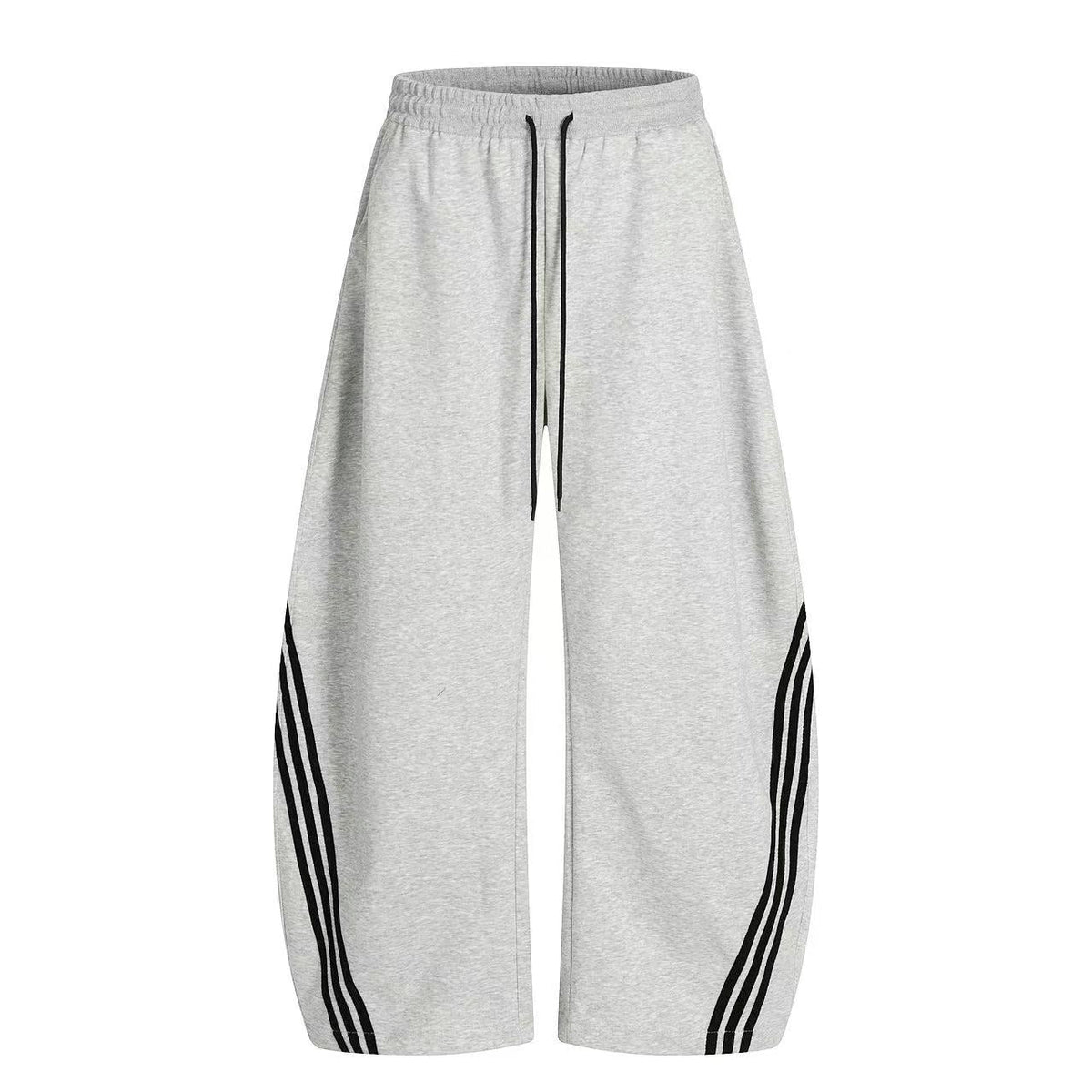 Retro Side Stripe Baggy Wide-Leg Sweatpants - OMYGOODS