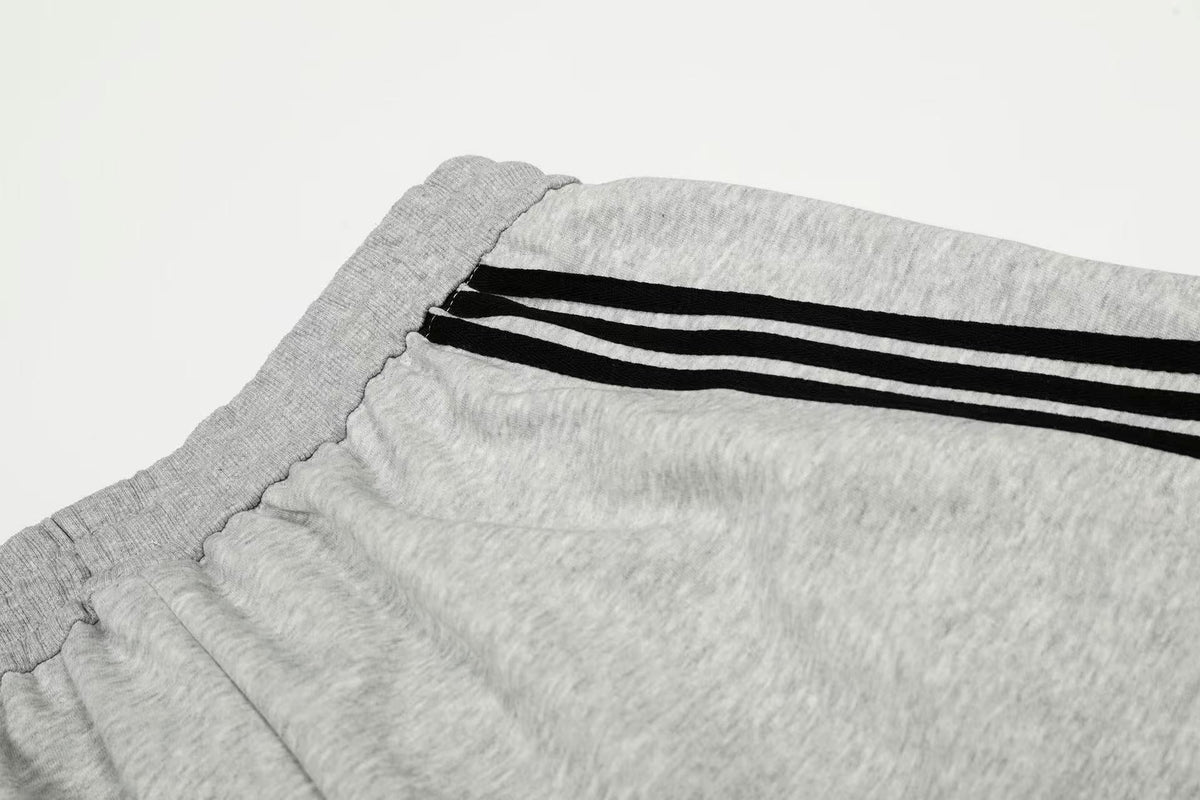 Retro Side Stripe Baggy Wide-Leg Sweatpants - OMYGOODS