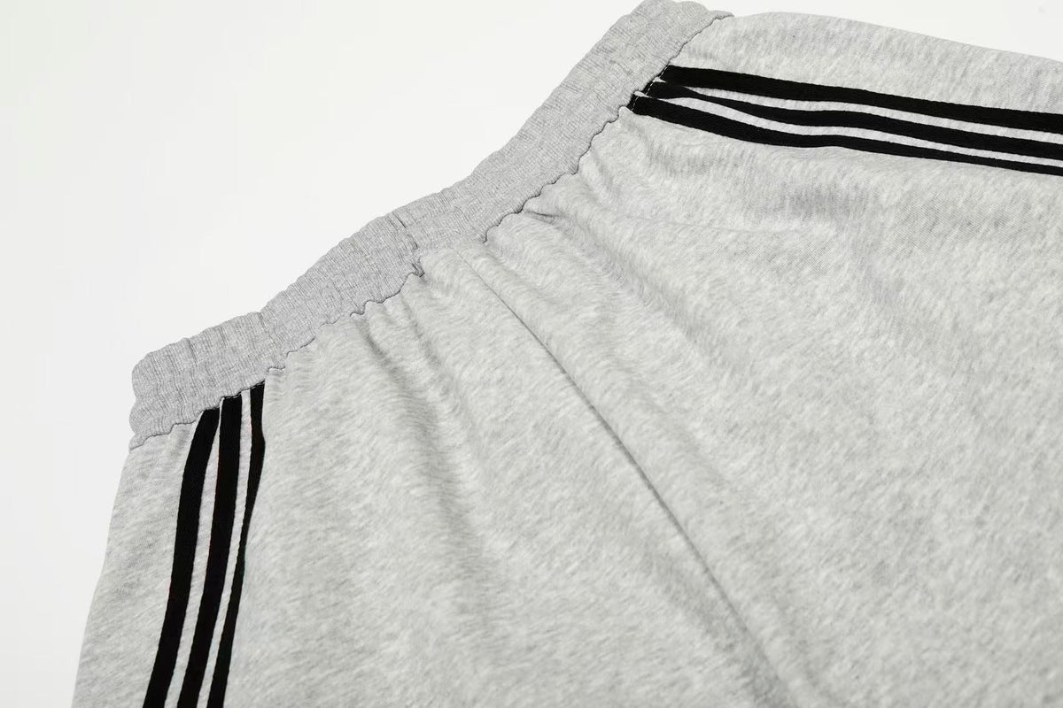 Retro Side Stripe Baggy Wide-Leg Sweatpants - OMYGOODS