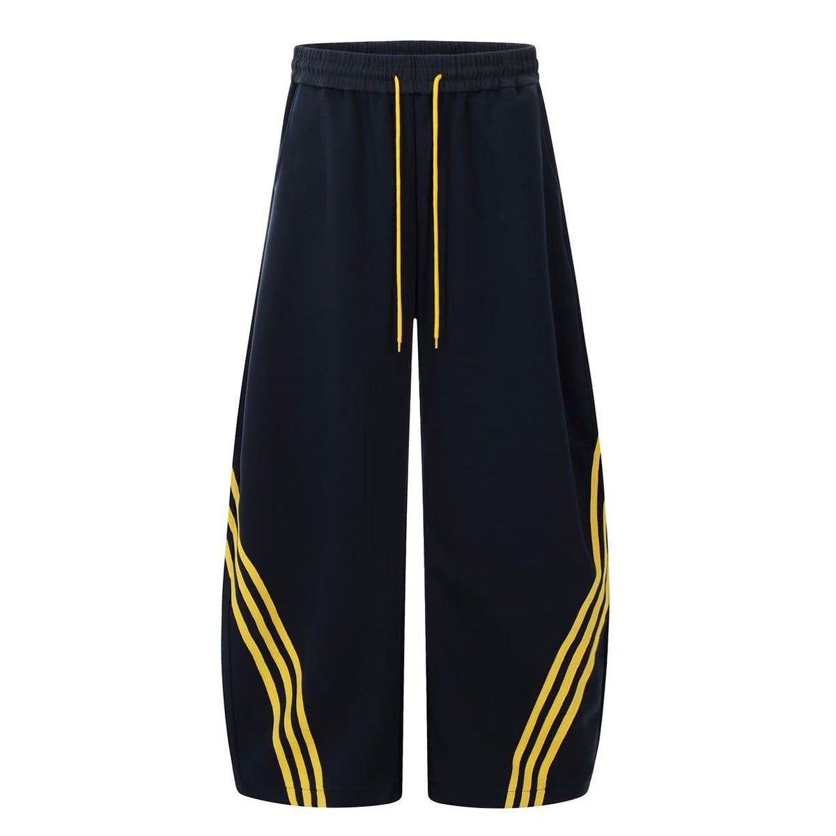 Retro Side Stripe Baggy Wide-Leg Sweatpants - OMYGOODS