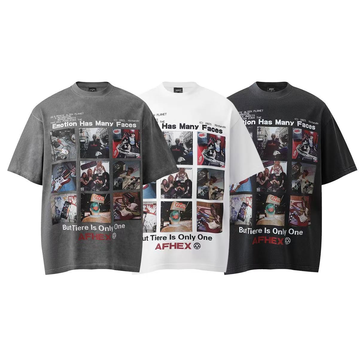 Vintage Washed Graphic T-Shirt - OMYGOODS