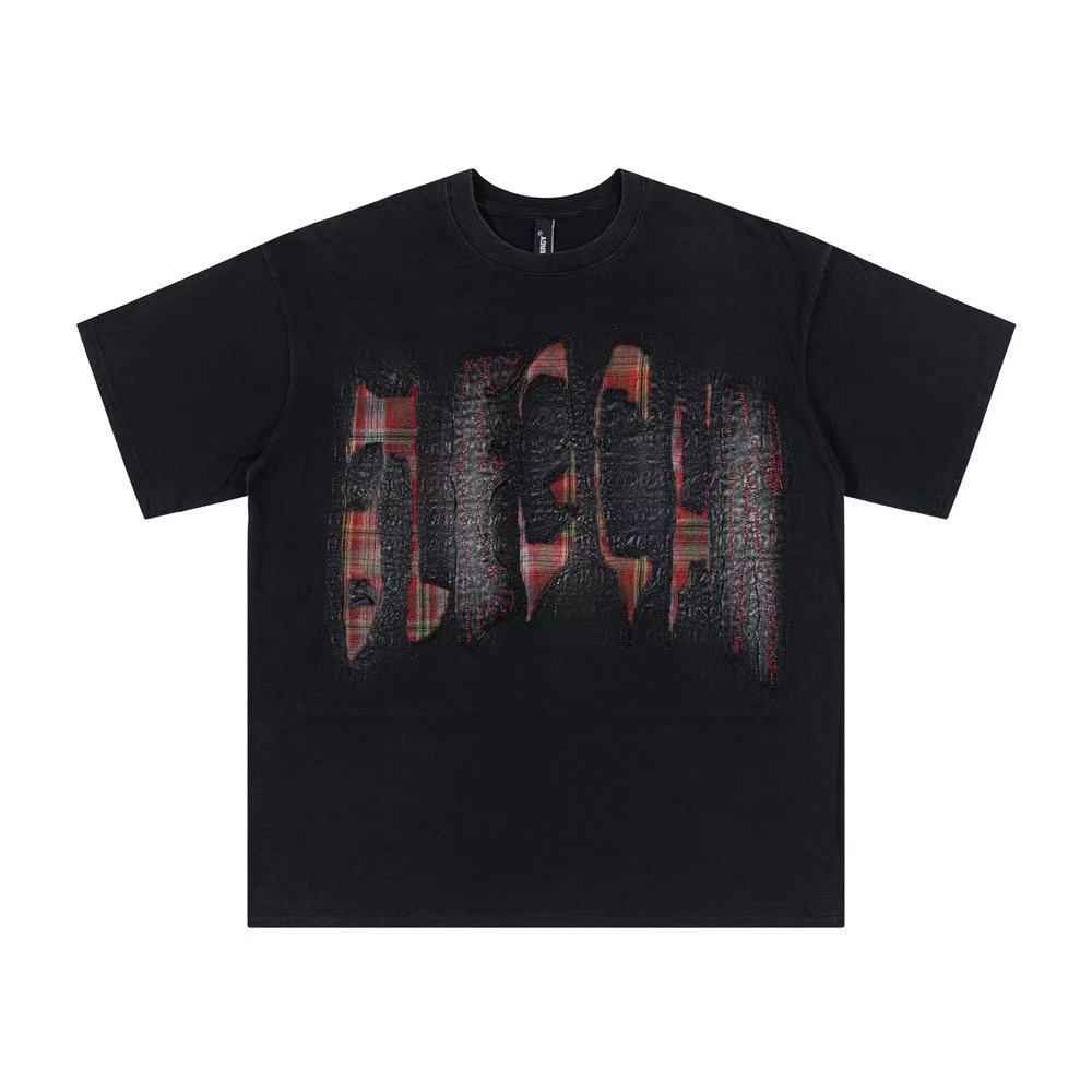 Street Style Patch Letter Graphic T-Shirt - OMYGOODS