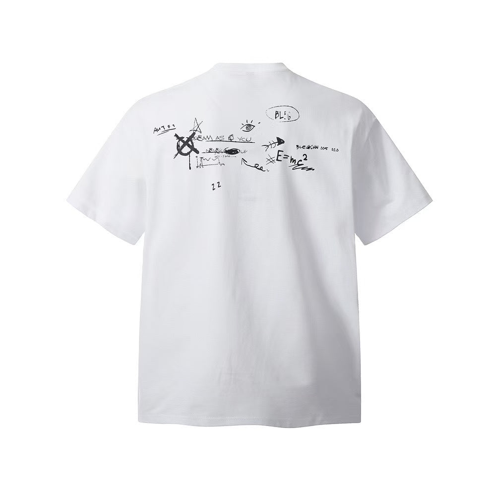Streetwear Vintage Text Print T-Shirt - OMYGOODS