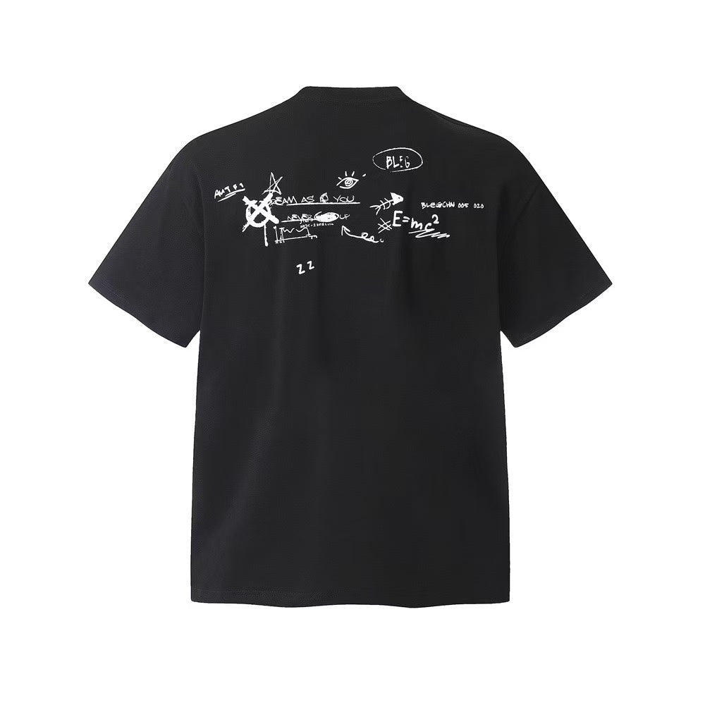 Streetwear Vintage Text Print T-Shirt - OMYGOODS