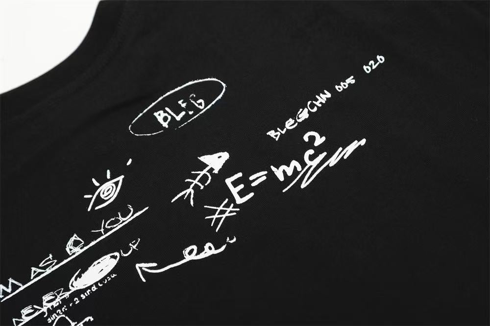 Streetwear Vintage Text Print T-Shirt - OMYGOODS