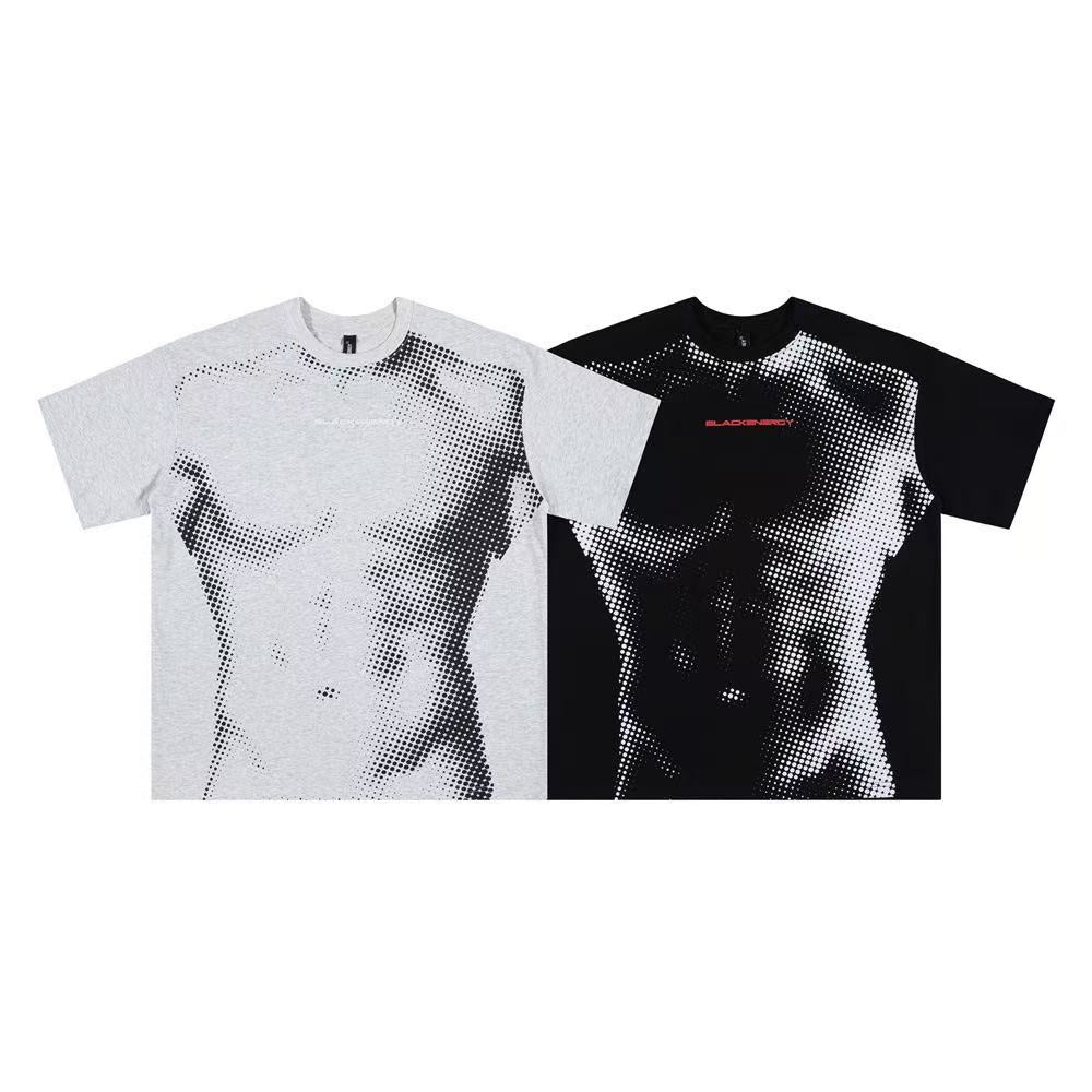 Streetwear Muscle Body Print T-Shirt - OMYGOODS