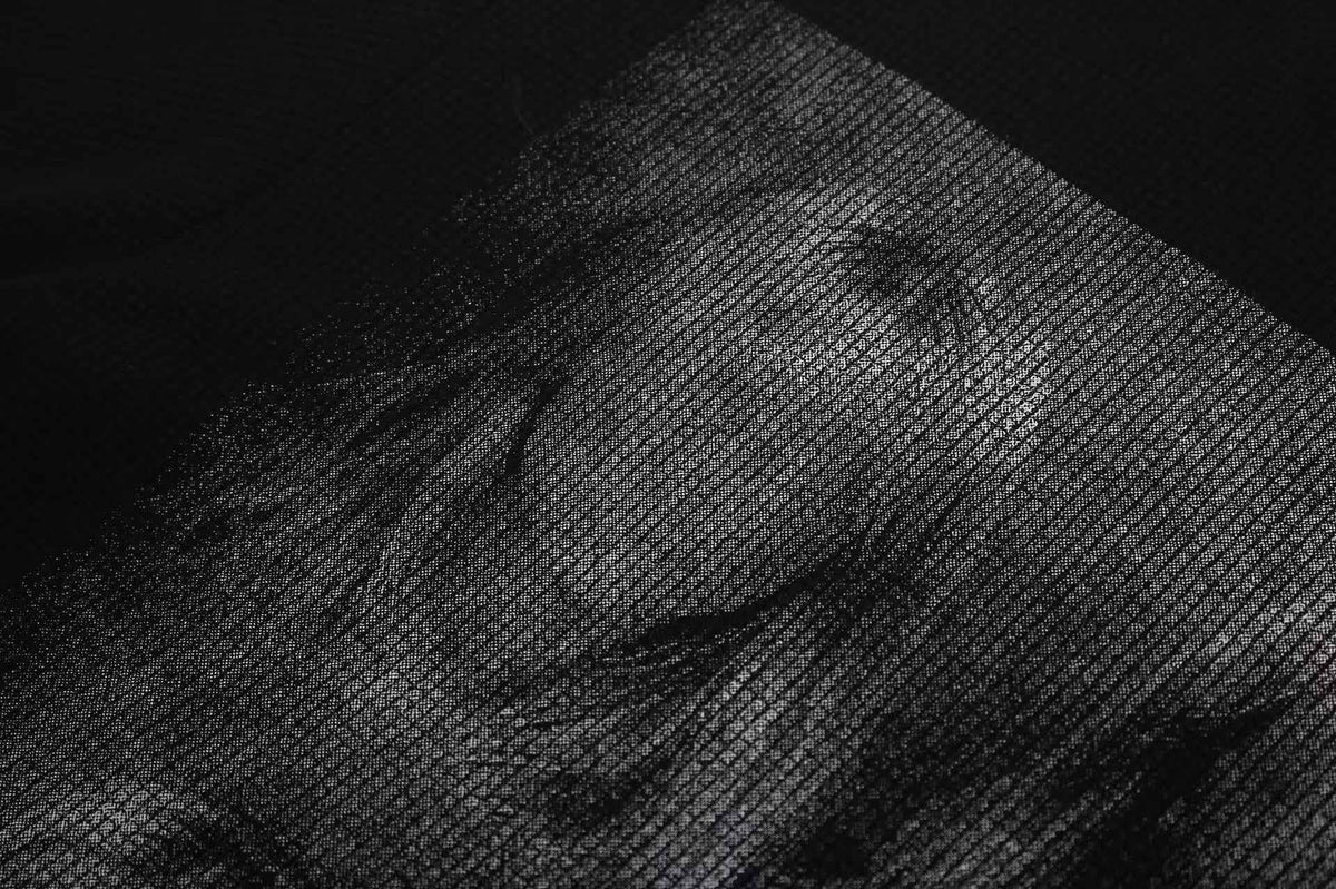 Streetwear Dark Stud No Face Print T-Shirt
