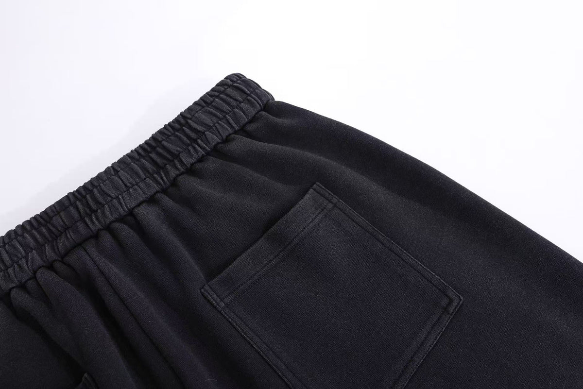 Wing Print Wide-Leg Sweatpants - OMYGOODS