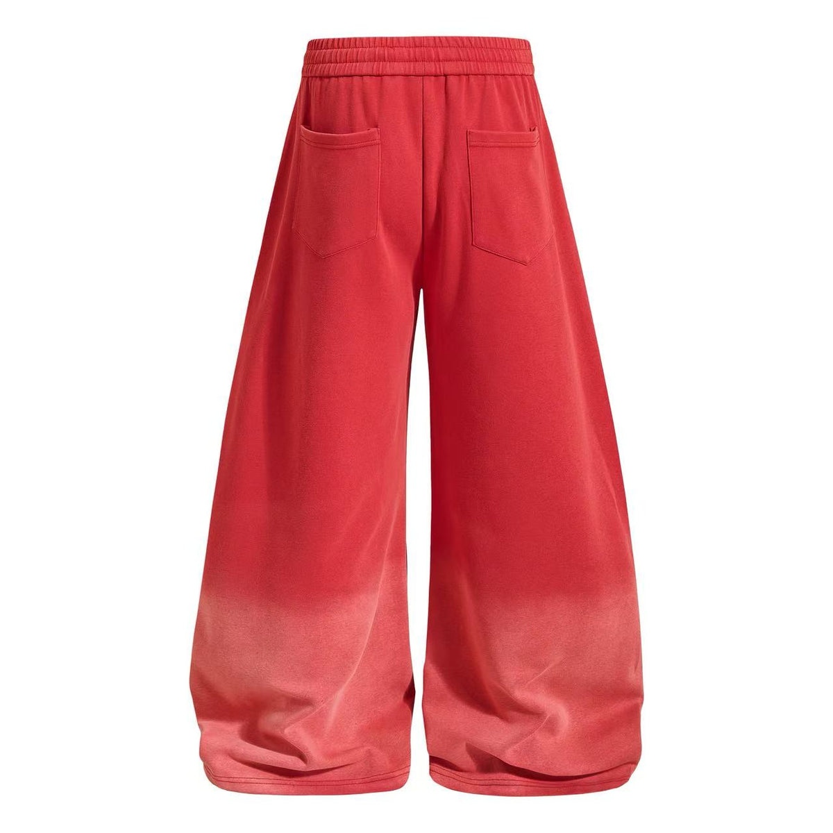 Crest Embroidered Baggy Wide-Leg Sweatpants - OMYGOODS